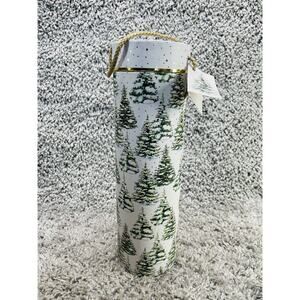 New Decorative Wine Bottle Gift Box Tube Cylinder Holder Carrier Christmas Decor